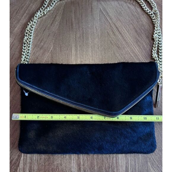 RARE-Henri Bendel Cowhide leather envelope Crossbody  NWOT - Picture 12 of 16